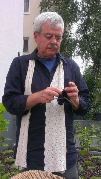 Franz-Josef Klar bei seiner liebsten Tätigkeit (Bildquelle: VVV Texel)