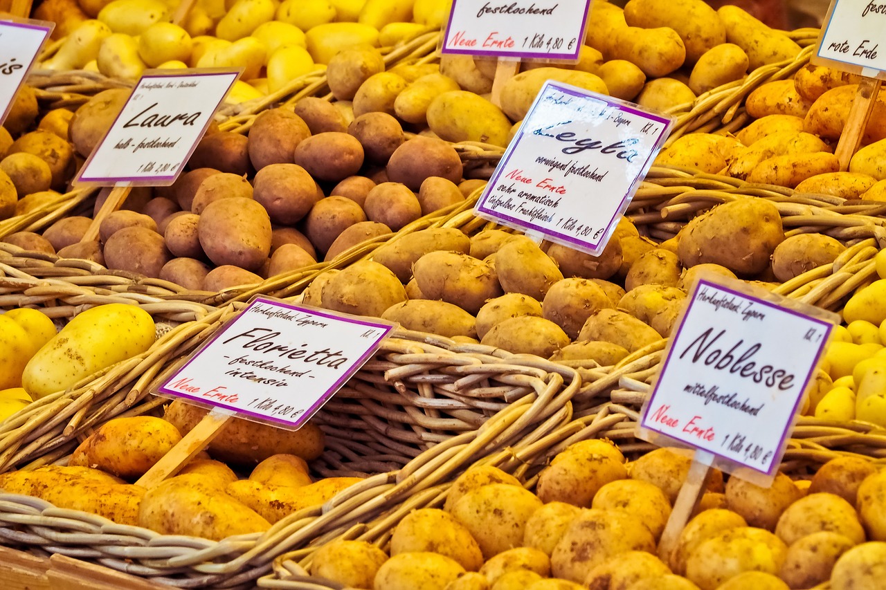 Viele Kartoffelsorten bedeuten eine große Sortimentstiefe (Bildquelle: pixabay)