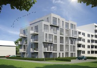 In Hamburg-Rahlstedt entsteht ein modernes Mehrfamilienhaus mit 14 Wohneinheiten. In Hamburg-Rahlstedt entsteht ein modernes Mehrfamilienhaus mit 14 Wohneinheiten.