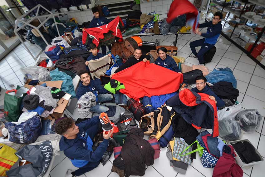 Das Team der Aktion"Winterfest" (Bildquelle:©Heinz-Dieter Wurm)