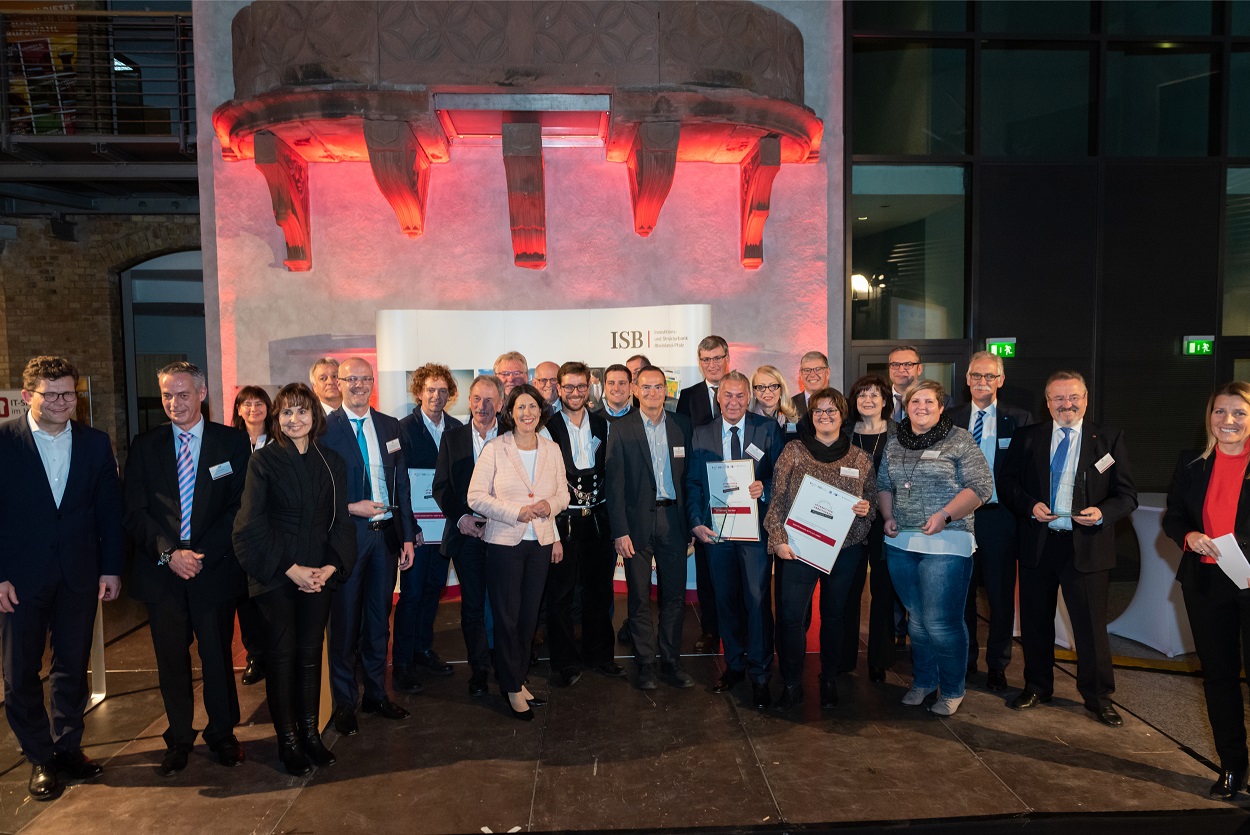 Die Preisträger?Attraktiver Arbeitgeber Rheinland-Pfalz 2018" (Bildquelle: ISB / Markus Kohz)