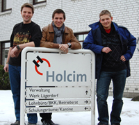 (v.l.n.r.): Daniel Thorge Schnell, Jelle Jan Greifenbergund Kevin Botzian