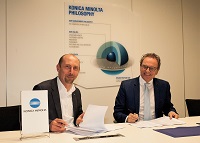 Mario Koch (Konica Minolta) und Jos Bischoff (BCT) - v.l.n.r.