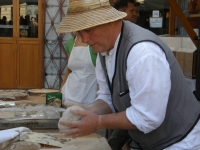 Tradititionelles Brotbacken