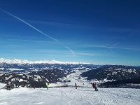 Skiabfahrt bei herrlichem Winterwetter (c) D. Fuchs (St. Margarethen)