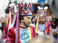 Traditionelle Stickereien der Fasnachtsgewänder (c) Fasnachtskomitee Nassereith (Imst Tourismus)