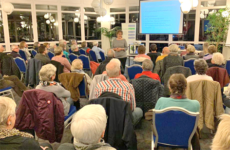 Über 75?hellwache?Zuhörer am Gesundheitsforum- Schlafvortrag zeigte die Wichtigkeit des Themas