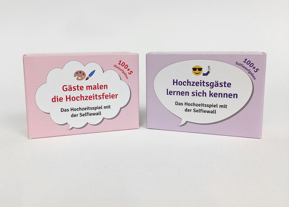 Neue Spielkarten mit kreativen Aufgaben für die Gäste der Hochzeitsfeier Neue Spielkarten mit kreativen Aufgaben für die Gäste der Hochzeitsfeier