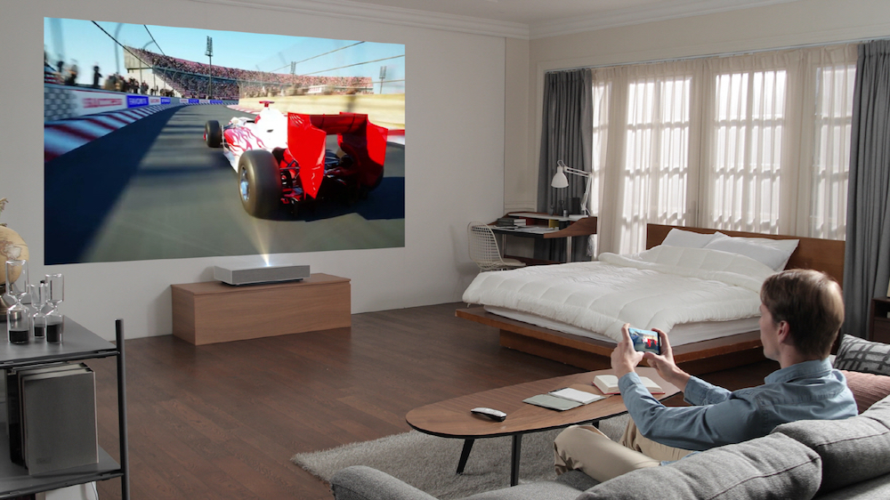 Premiere auf der CES: LG CineBeam Laser 4k Ultrakurzdistanz-Projektor
