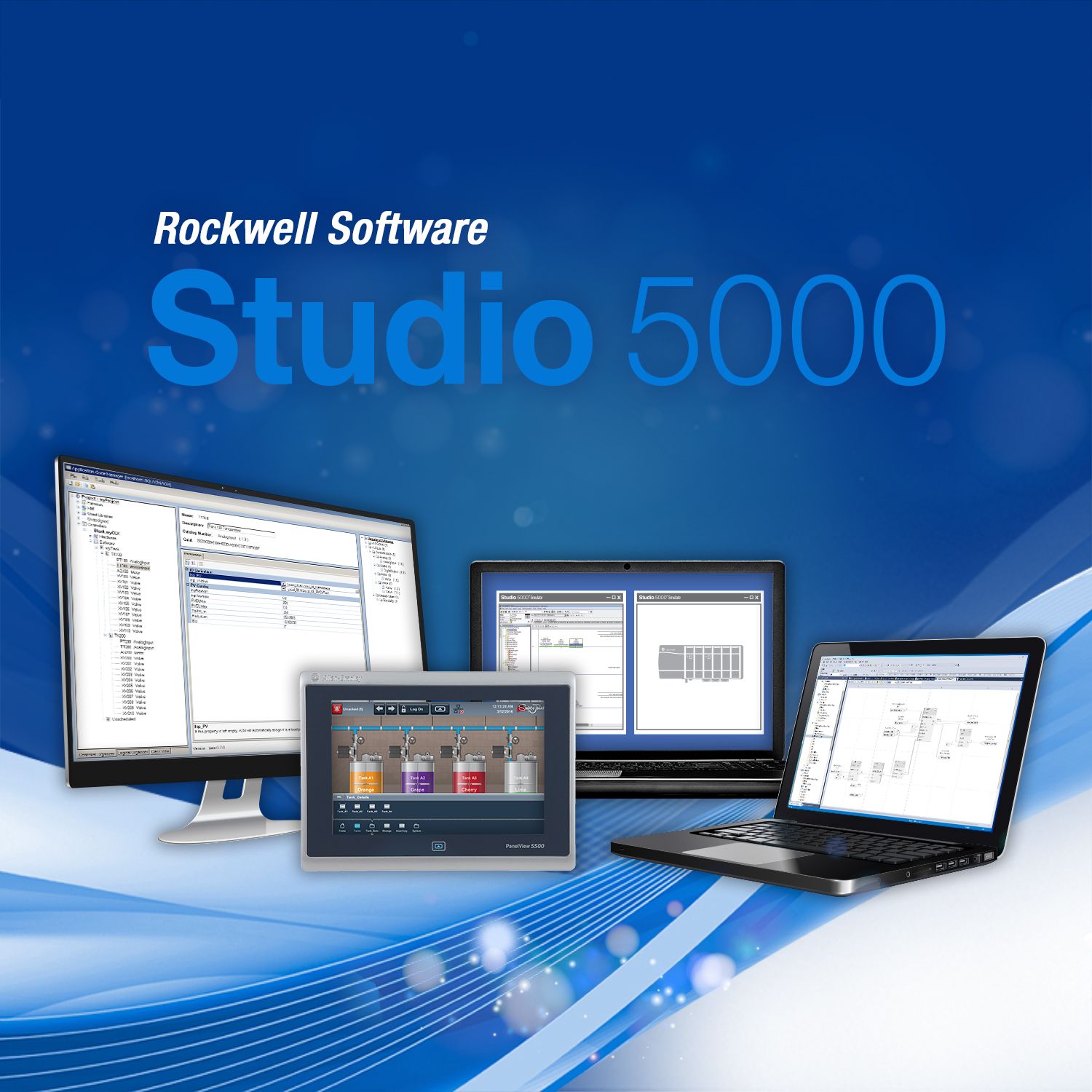 Aktualisierte Studio 5000-Software von Rockwell Automation (Bildquelle: @ Rockwell Automation) Aktualisierte Studio 5000-Software von Rockwell Automation (Bildquelle: @ Rockwell Automation)