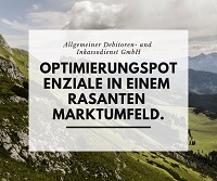 Allgemeiner Debitoren- und Inkassodienst GmbH Optimierungspotenziale in einem rasanten Marktumfeld Allgemeiner Debitoren- und Inkassodienst GmbH Optimierungspotenziale in einem rasanten Marktumfeld