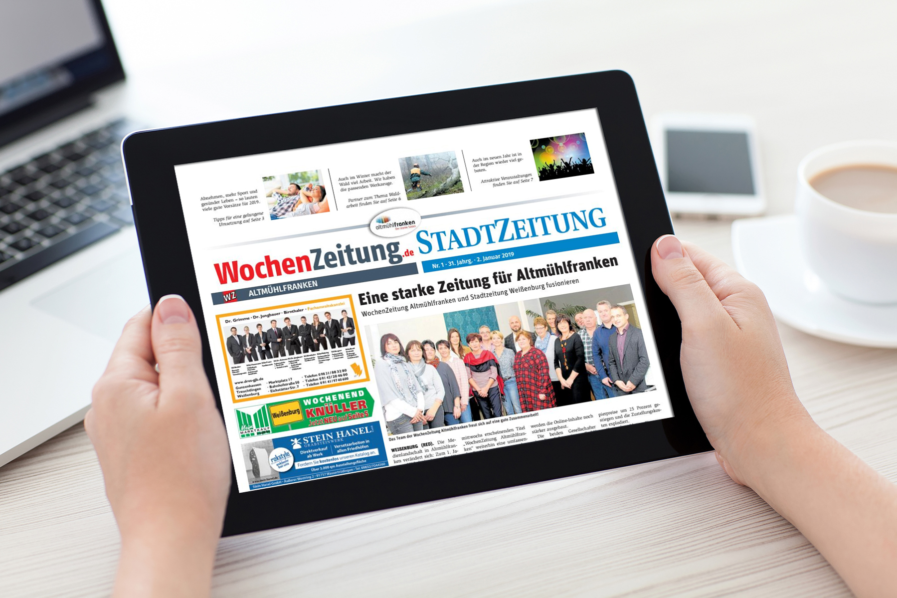 WochenZeitung Altmühlfranken& Stadtzeitung Weißenburg fusionieren zum neuen Altmühlfranken Verla