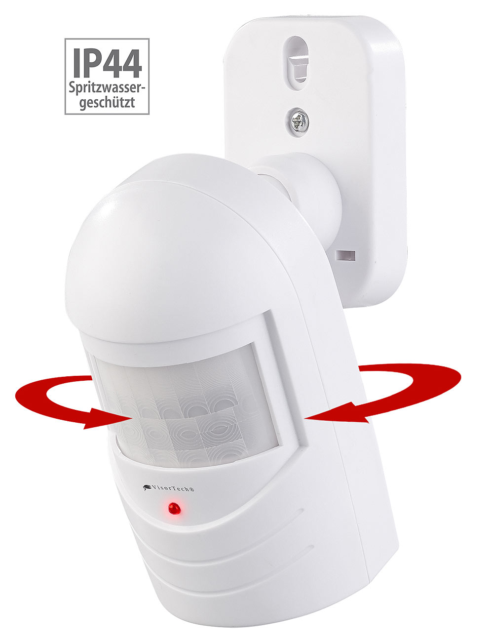 VisorTech Bewegungsmelder-Attrappe zur Einbrecher-Abschreckung, blinkende LED, www.pearl.de VisorTech Bewegungsmelder-Attrappe zur Einbrecher-Abschreckung, blinkende LED, www.pearl.de