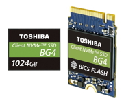 Toshiba Memory BG4 SSD (Quelle: Toshiba Memory Europe) Toshiba Memory BG4 SSD (Quelle: Toshiba Memory Europe)