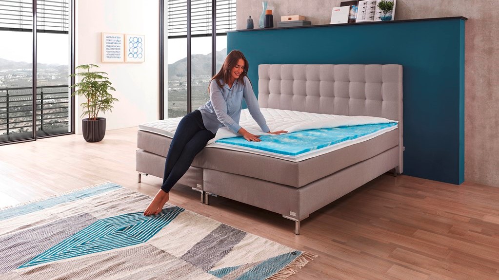 Boxspringbett WELCON ROCKSTAR mit ErgoGEL Topper