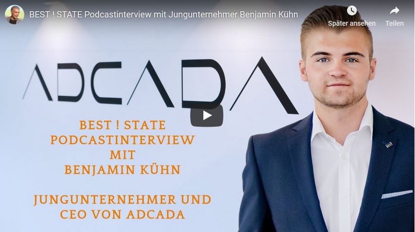 Benjamin Kühn im Podcast Gespräch mit Jürgen Zwickel (Bildquelle: Adcada GmbH) Benjamin Kühn im Podcast Gespräch mit Jürgen Zwickel (Bildquelle: Adcada GmbH)