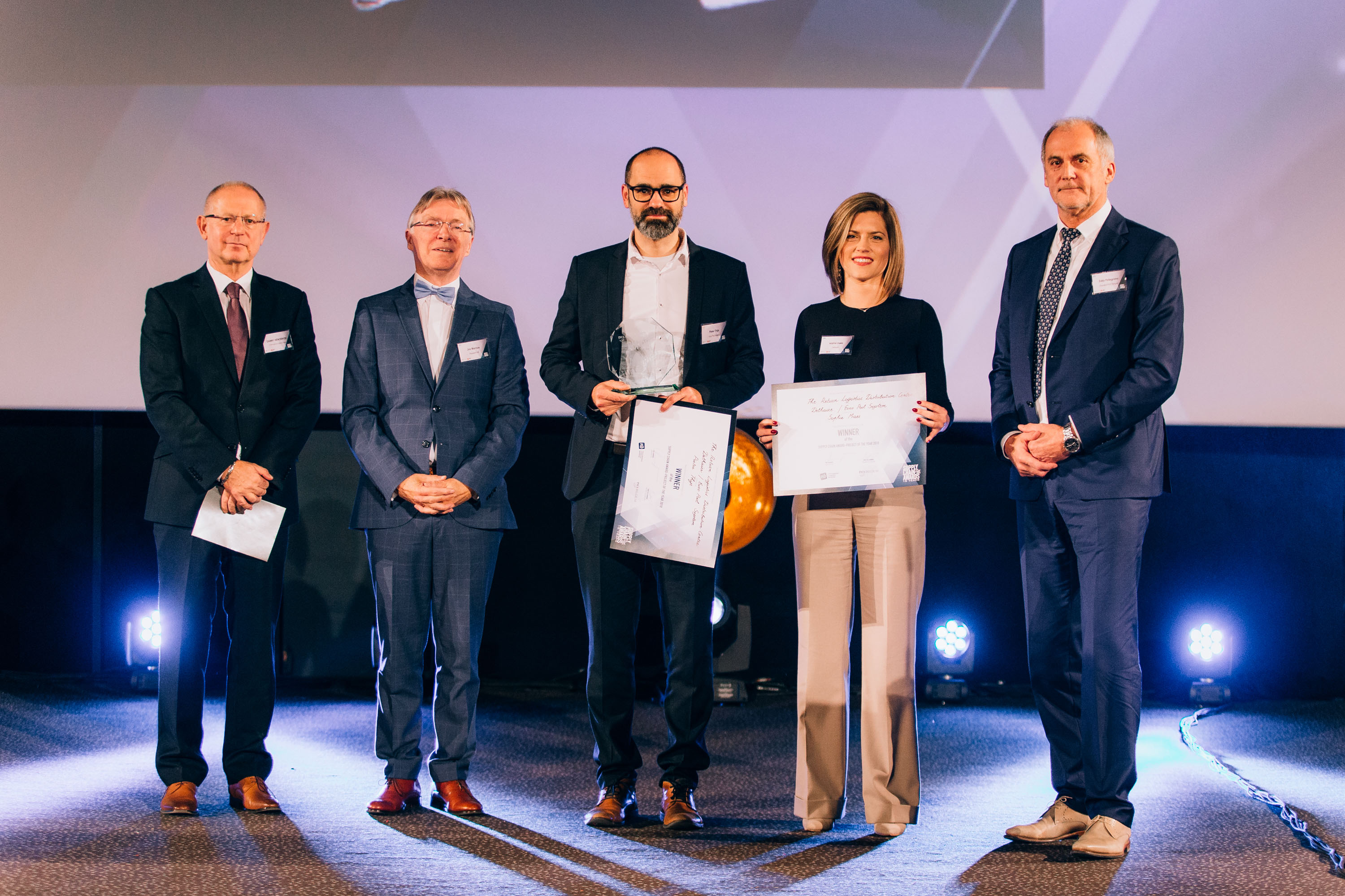 Delhaize und Euro Pool Systems sind Gewinner des Supply Chain Award 2018"Project of the Year&qu