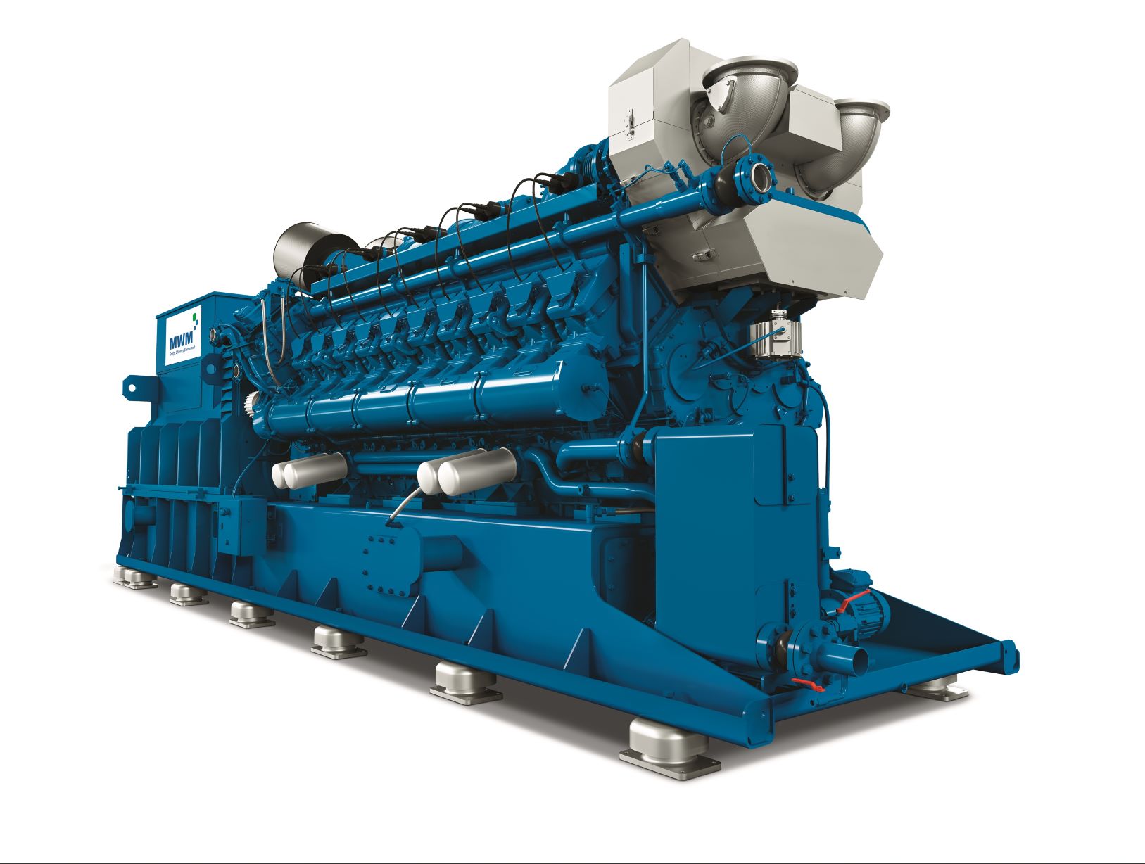 Das MWM TCG 3020 V20 Gasaggregat. Das MWM TCG 3020 V20 Gasaggregat.