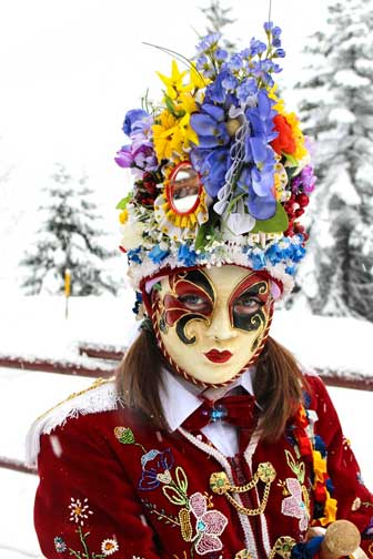 Cumba Freida, Alpines Karneval Aostatal, Italien Cumba Freida, Alpines Karneval Aostatal, Italien