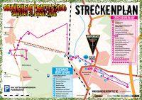 Die Strecke des BraveheartBattle 2010 mit allen Stationen 