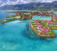 Luxusresort Eden Island auf den Seychellen bietet Feriengästen hochwertige Immobilien.
