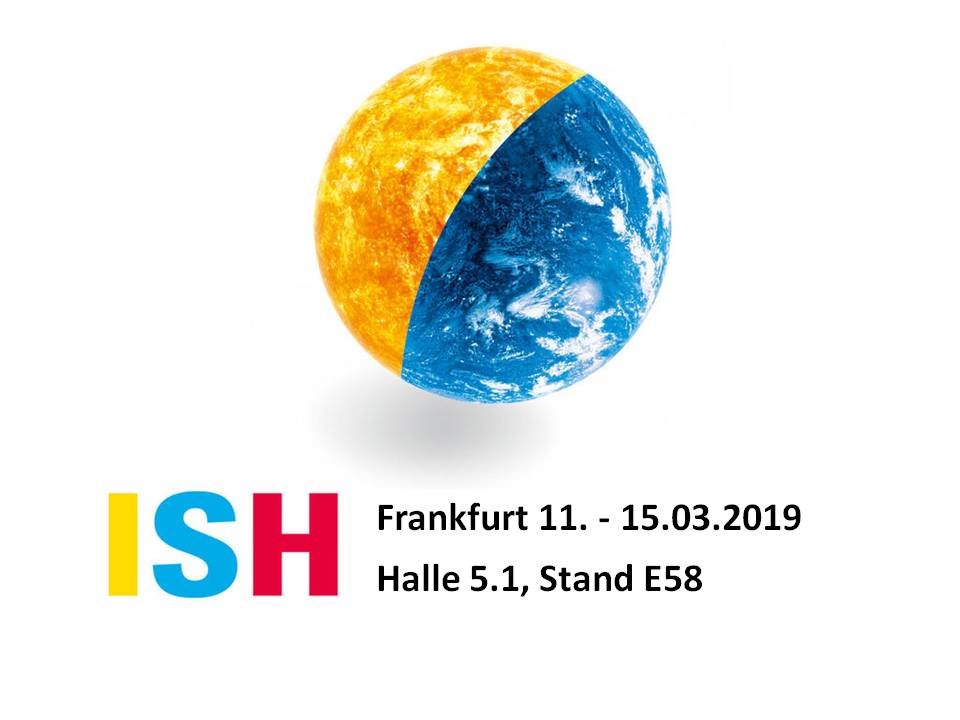 pds auf der ISH 2019 in Halle 5.1, Stand E58 (Bildquelle: ISH (Messe Frankfurt Exhibition GmbH)) pds auf der ISH 2019 in Halle 5.1, Stand E58 (Bildquelle: ISH (Messe Frankfurt Exhibition GmbH))