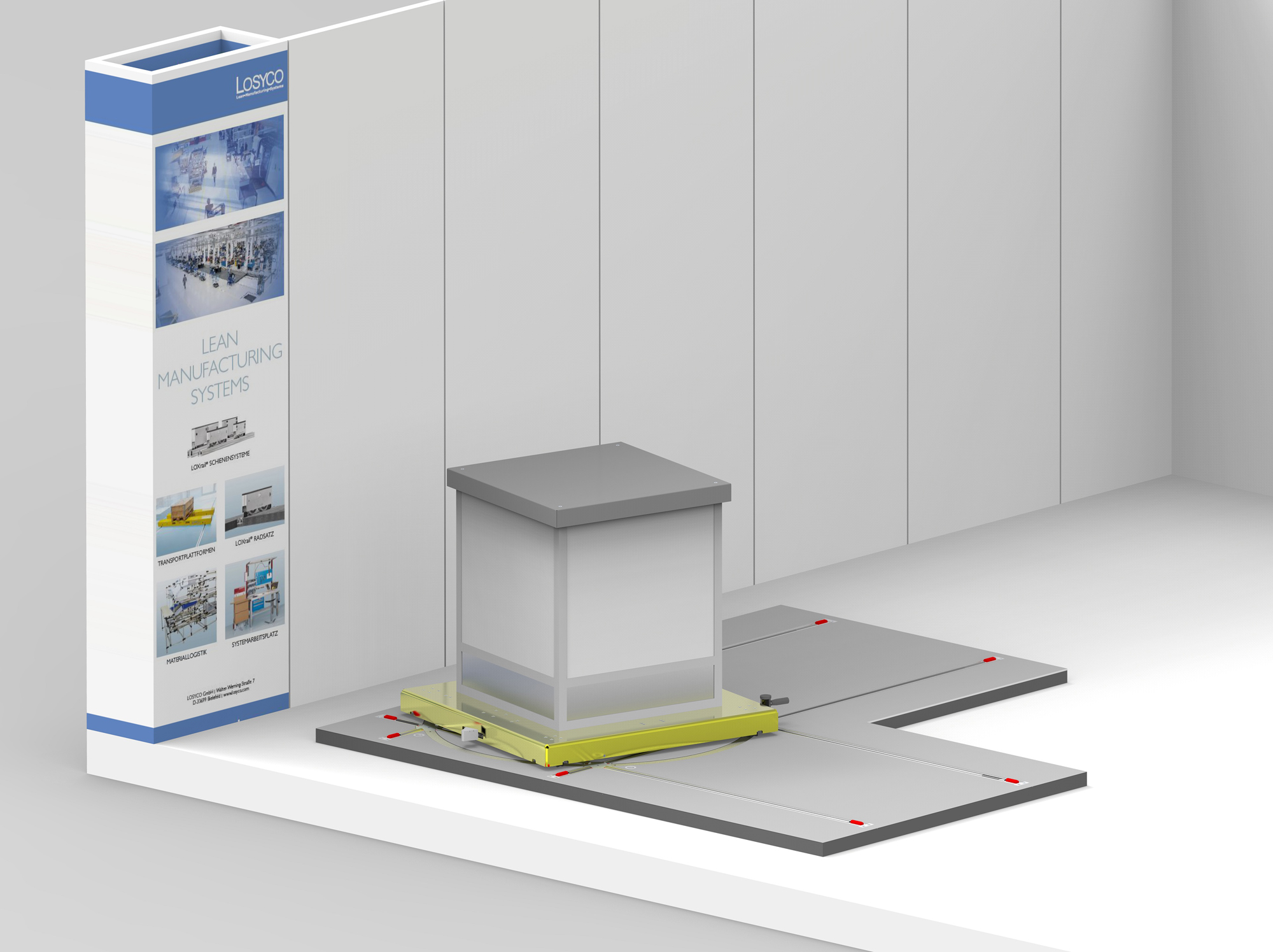 Auf der LogiMAT 2019 zeigt LOSYCO in Halle 7, Stand B09 neue Transportplattformen für die Intralogis Auf der LogiMAT 2019 zeigt LOSYCO in Halle 7, Stand B09 neue Transportplattformen für die Intralogis