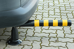 Flexibler Absperrpfosten