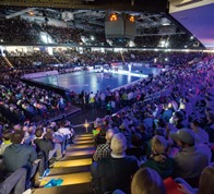(HJKrieg, Erlangen) - Tolle Handball-Stimmung in der ARENA: HC Erlangen gegen GWD Minden (HJKrieg, Erlangen) - Tolle Handball-Stimmung in der ARENA: HC Erlangen gegen GWD Minden