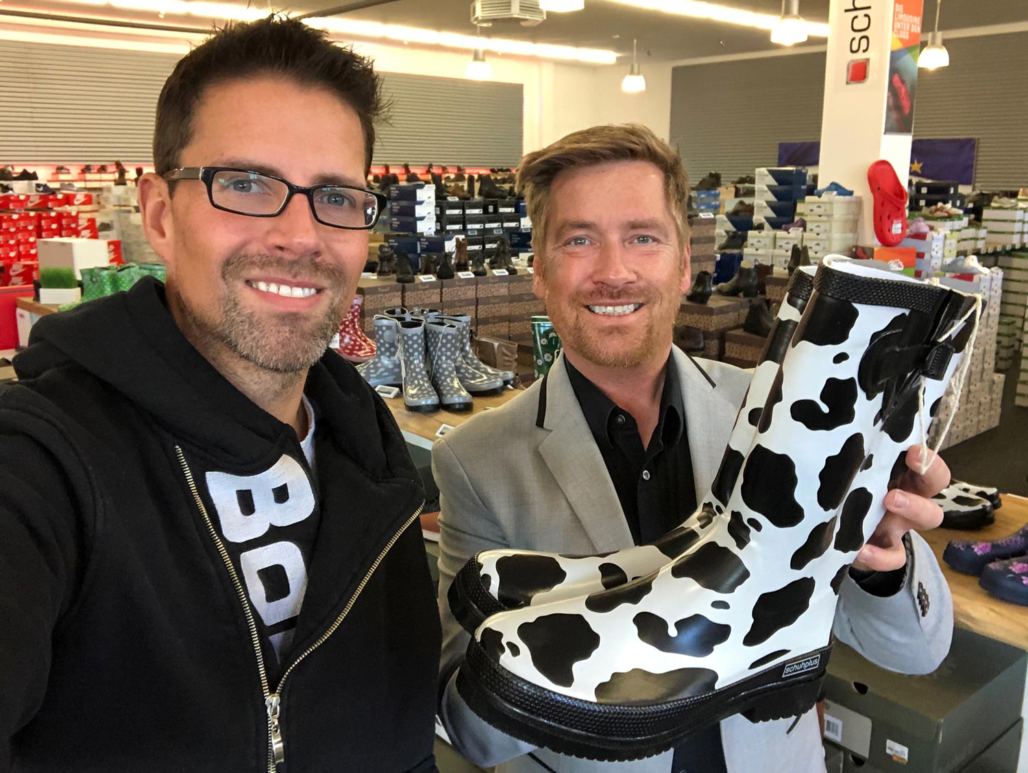 Große Gummistiefel für Damen (Gr. 42-45):Übergrößen-Händler schuhplus startet eigene Kollektion.