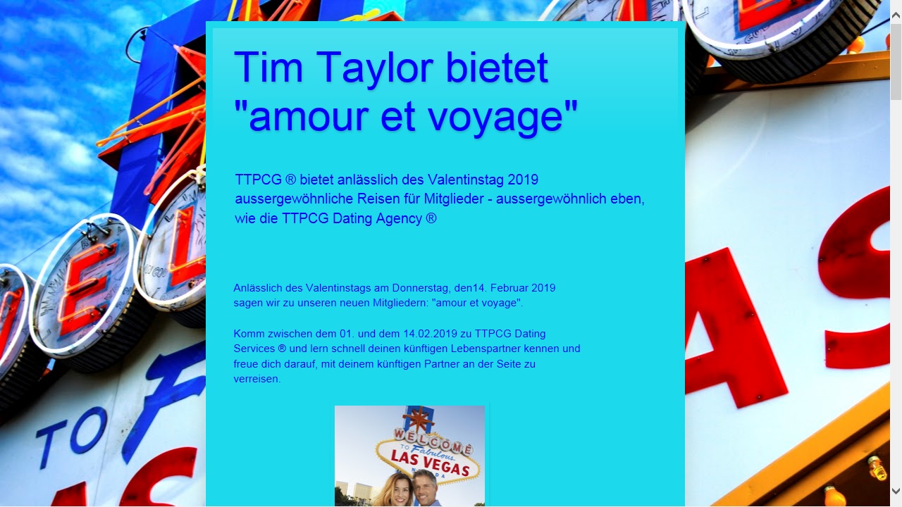 TTPCG®Webseite zu den Reisen