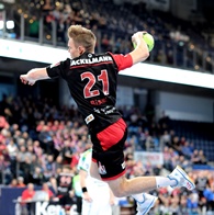 (HJKrieg, Erlangen) - HC Erlangen: Christopher Bissel mit dem letzten Treffer zum 35:19 gegen Aue (HJKrieg, Erlangen) - HC Erlangen: Christopher Bissel mit dem letzten Treffer zum 35:19 gegen Aue