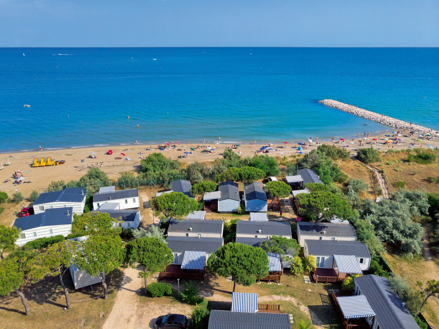 Das Jesolo Mare Camping Village ist als familienfreundliche Campinganlage sehr beliebt. (Bildquelle: