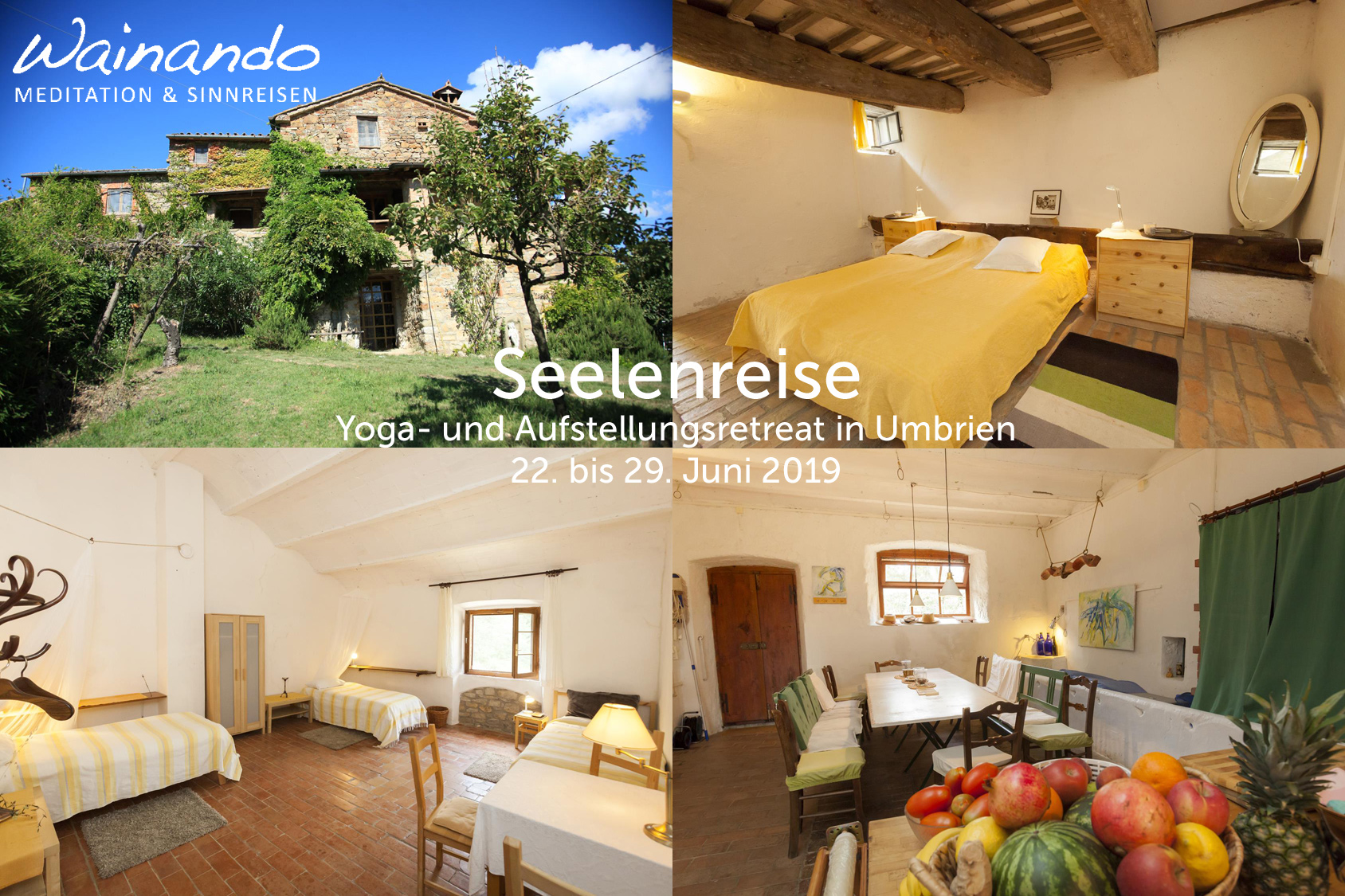 Seelenreise - Yoga- und Aufstellungsretreat in Umbrien