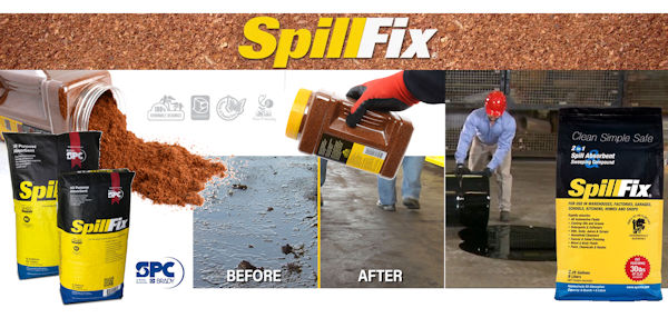 SpillFix Unversal-Bindemittel für Öl und andere Flüssigkeiten SpillFix Unversal-Bindemittel für Öl und andere Flüssigkeiten