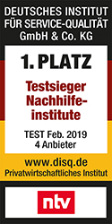 Studienkreis ist erneut „Testsieger der Nachhilfe-Institute“ Studienkreis ist erneut „Testsieger der Nachhilfe-Institute“