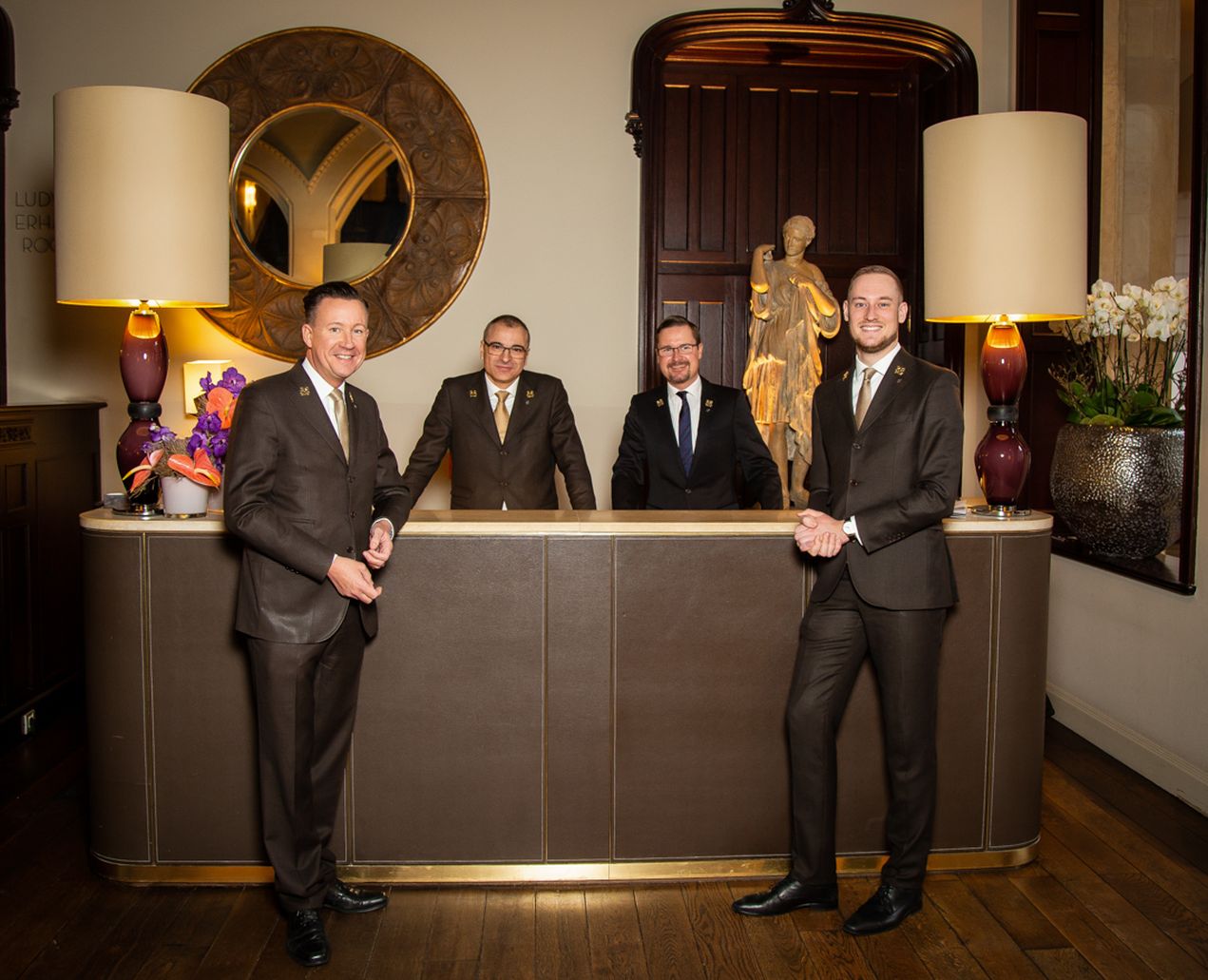 v.l. Holger Alexander Müller, Dordije Duranovic und Timo Dreissigacker, Philipp Schetter (Bildquelle