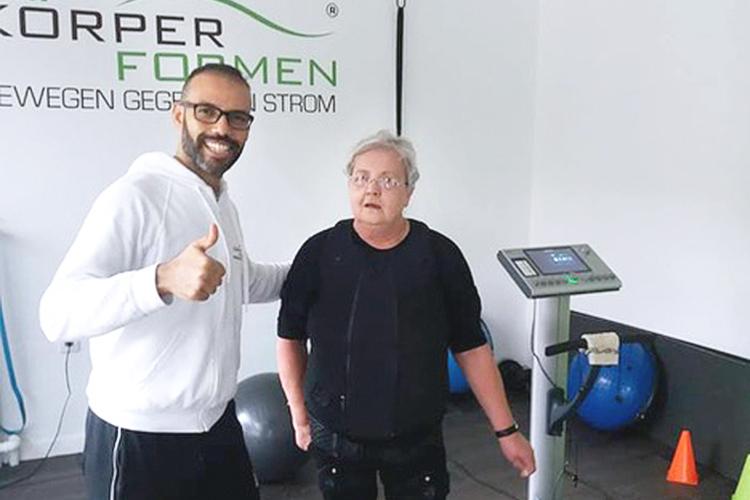 Edith Zeleny mit EMS-Training zurück ins Leben. Edith Zeleny mit EMS-Training zurück ins Leben.