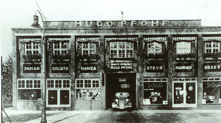 Die Barmbeker Straße 26 - ab 1925 Firmensitz von Hugo Pfohe Die Barmbeker Straße 26 - ab 1925 Firmensitz von Hugo Pfohe