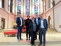 Freut sich auf die gemeinsamen digitalen Wege: Das Team hinter der Kooperation. Freut sich auf die gemeinsamen digitalen Wege: Das Team hinter der Kooperation.