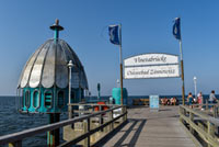 Die Tauchgondel im Ostseebades Zinnowitz. Diese gilt als die weltweit erste ihrer Art. Die Tauchgondel im Ostseebades Zinnowitz. Diese gilt als die weltweit erste ihrer Art.