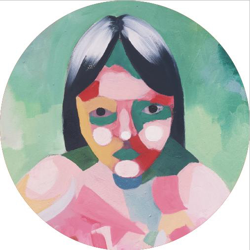Tobia König, The Bodyguard, 2019, Öl auf Leinwand, 80 x 120 cm