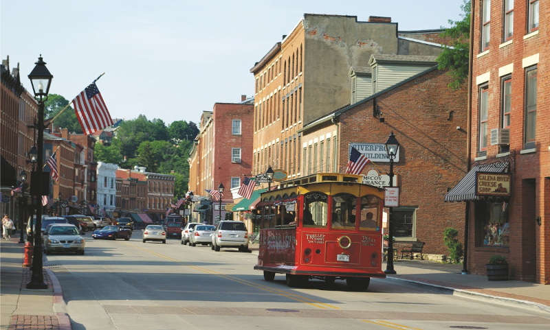 Galena in Illinois gilt als einer romantischsten Orte der USA. Galena in Illinois gilt als einer romantischsten Orte der USA.