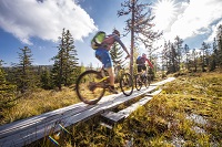 Biker auf der Mountainbike-Strecke (c) MühlbacherRupert GAS (St. Margarethen) Biker auf der Mountainbike-Strecke (c) MühlbacherRupert GAS (St. Margarethen)