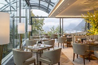 Restaurant The Glass Garden mit schöner Aussicht (Schloss Mönchstein)