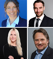 V. l. o.: Ramona Irlich, Christian Sindt, Anni Griese, Frank Mikoleit
