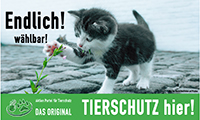 Tierschutz hier! - Tierrechte jetzt wählbar
