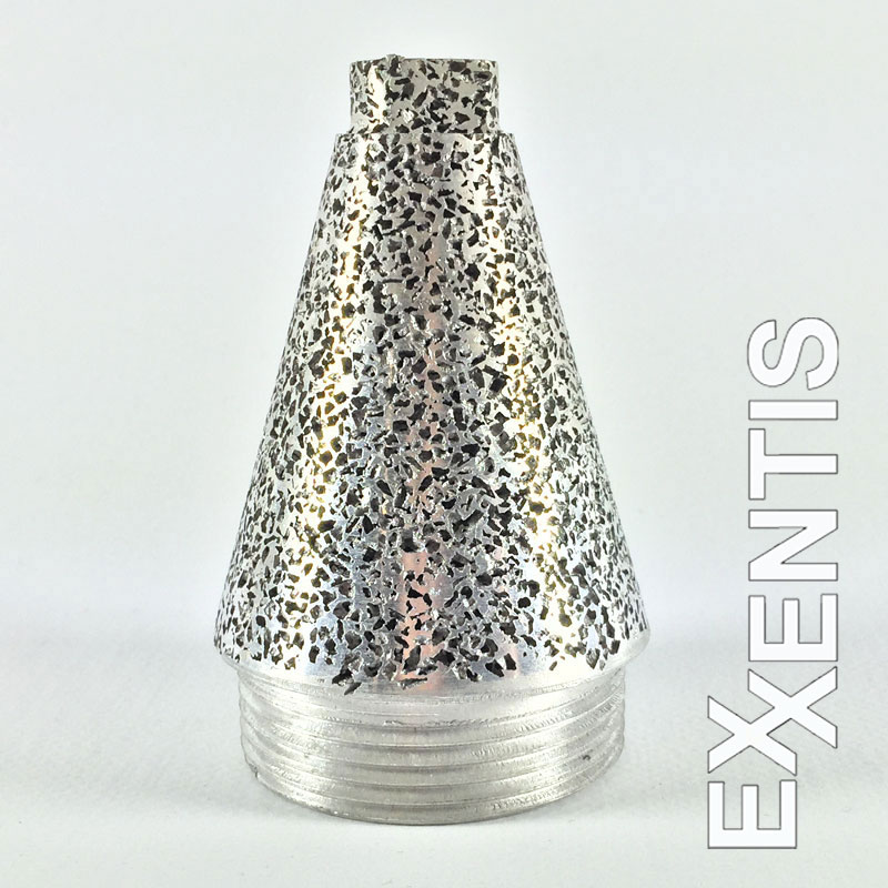 Pneumatik- (Druckluft-) Schalldämpfer aus porösem Aluminium