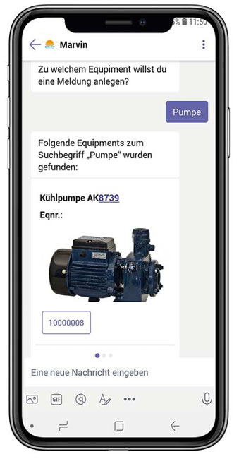 Instandhaltungsmeldungen mit MARVIN von T.CON einfach per Sprach- oder Textdialog anlegen Instandhaltungsmeldungen mit MARVIN von T.CON einfach per Sprach- oder Textdialog anlegen