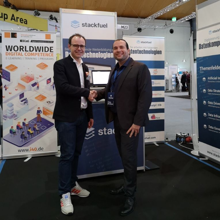 Philipp Ramin, Innovationszentrum Industrie 4.0, Stefan Berntheisel, StackFuel Philipp Ramin, Innovationszentrum Industrie 4.0, Stefan Berntheisel, StackFuel